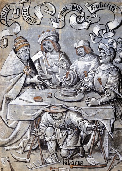 Le pape, la noblesse, les marchands et l