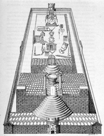 Le temple de Salomon à Jérusalem, selon l