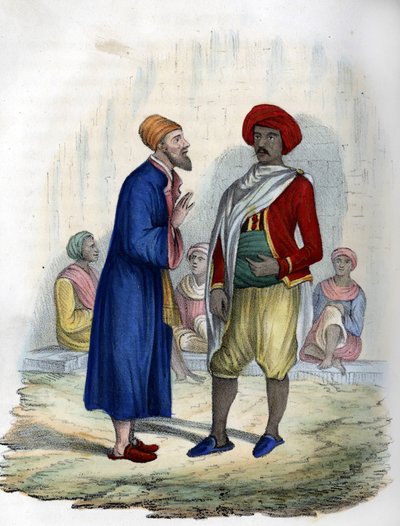 Deux hommes dans les rues d