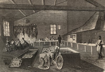 Vue des ateliers de galvanoplastie de M. Gueyton - Unknown artist