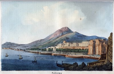 Vue de Palerme au XIXe siècle (gravure de 