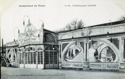 Vue du théâtre Camby à Paris en 1906 (photo) - Unknown Artist