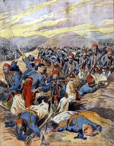 Guerre 1914 - 1918 : Cavaliers africains de l