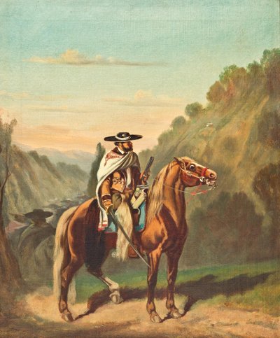 Chinaco avec sabre et pistolet - Unknown artistUnknown artist