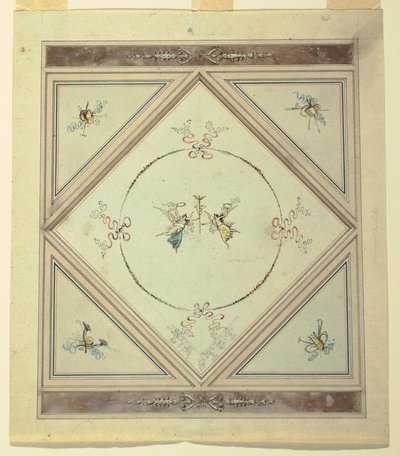 Dessin, plafond d