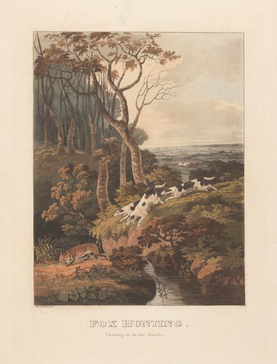 Une paire : Chasse au renard ; (2) Arrivée à la mort - Unknown artist