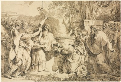 Un sacrifice interrompu - Unknown artist