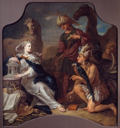 Allégorie des quatre continents - Unknown artist