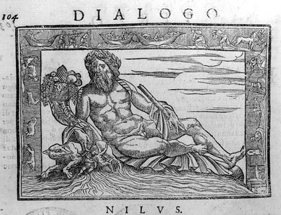 Allégorie du Nil, gravure du XVIIe siècle - Unknown artist