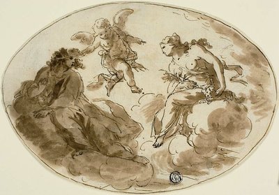 Allégorie avec figure masquée - Unknown artist