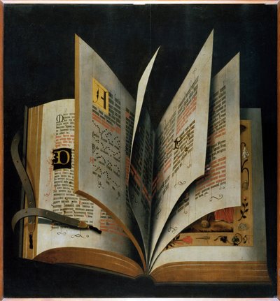 Un livre liturgique ouvert - Unknown artist