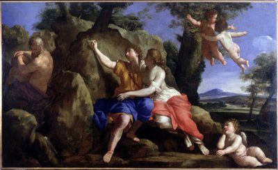 Angélique et Médor, anonyme - Unknown artist