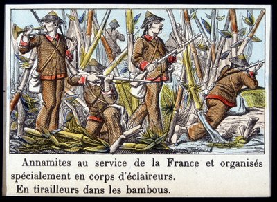 Annamites au service de la France et spécialement organisés en corps d