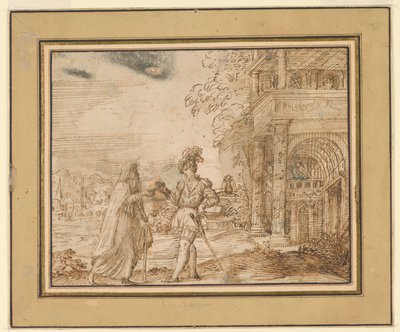 Ascète et courtisan - Unknown artist