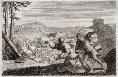 Bible de Royaumont, Ancien Testament : Défaite de Saül. L
