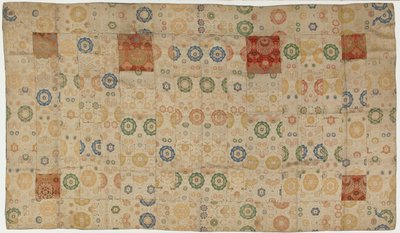 Brocade, soie. Robe de moine bouddhiste, patchée; kesa - Unknown artist
