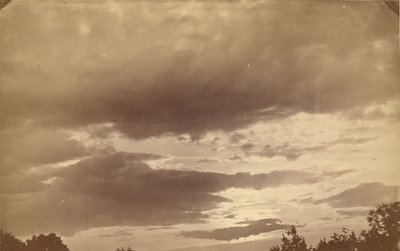 [Étude sur les nuages] - Unknown artist