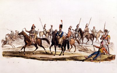 Cosaques : 1er 2ème Cosaques 3ème Cosaque du Don 4ème Officier Cosaques du Don 5ème Cosaque Chernomowskij 6ème Cosaque de l