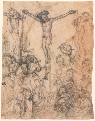 Crucifixion avec les deux voleurs - Unknown artist