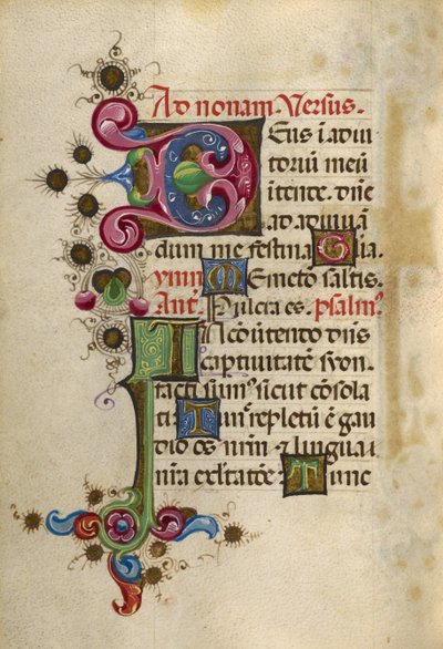 Initiale décorée D ; Initiale décorée I - Unknown artist