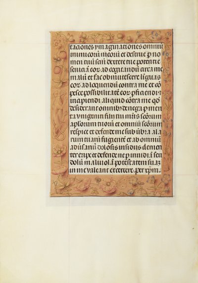 Page de texte décorée - Unknown artist