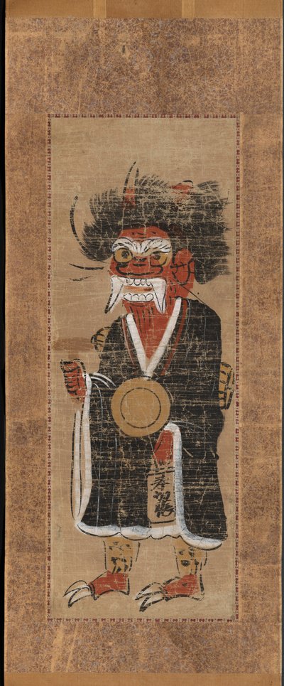 Démon Chantant le Nom du Bouddha (Oni no nenbutsu) - Unknown artist