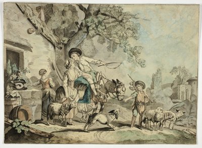Départ pour le marché - Unknown artist