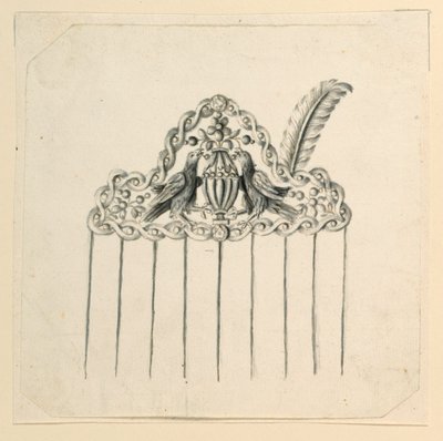 Conception pour un peigne - Unknown artist