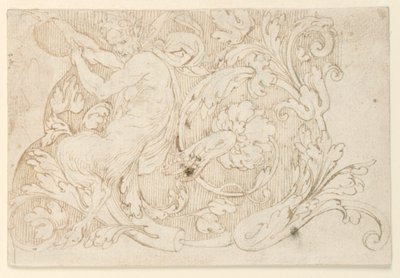 Conception pour un détail de frise arabesque - Unknown artist