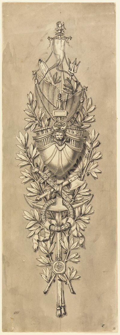 Conception pour un trophée marin - Unknown artist