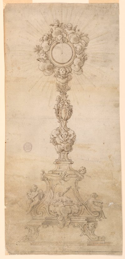 Conception pour une monstrance avec suggestions alternatives - Unknown artist