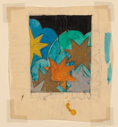 Dessin pour un textile ou un papier peint - Unknown artist