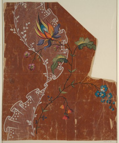 Conception pour un tissu brodé ou tissé - Unknown artist