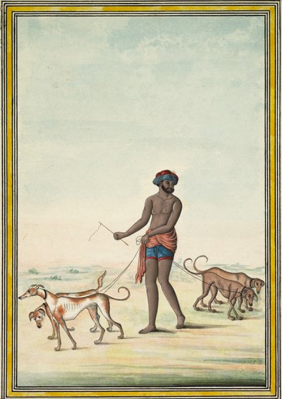 Promeneur de chien - Unknown artist