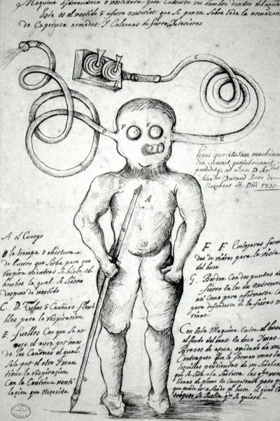 Dessin représentant un homme vêtu d
