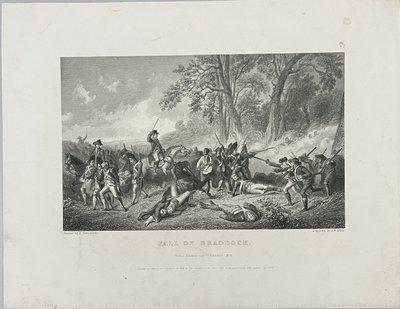 Chute de Braddock - Unknown artist