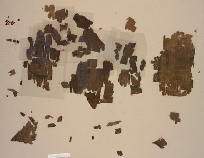 Fragments avec des lions ailés dans des médaillons - Unknown artist