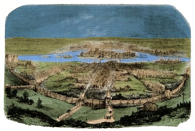 Vue générale de Paris avec l