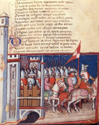 Chanson de geste : une armée d
