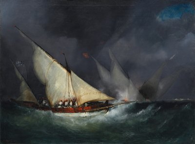 Pirates grecs attaquant un navire turc - Unknown artist