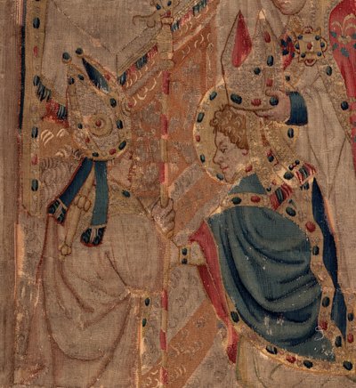 Histoire de Saint Piat et Saint Éleuthère, Scène 10 : Saint Éleuthère est sacré évêque (détail) - Unknown artist