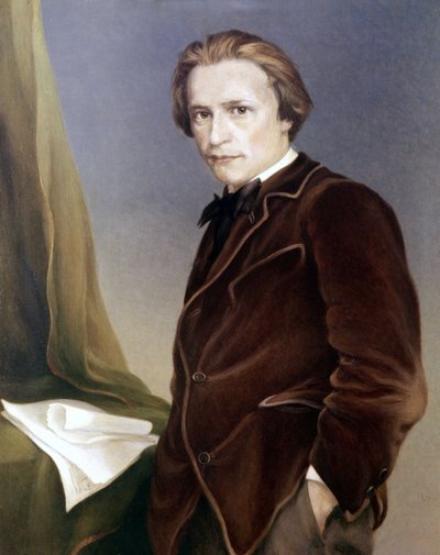 Hugo Wolf, compositeur autrichien. 1860 - 1903. Musée Wagner Bayreuth - Unknown artist