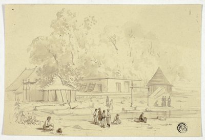 Village indien au bord d