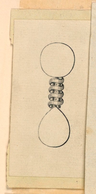 Conception de bijou, connexion entre le disque et la goutte d