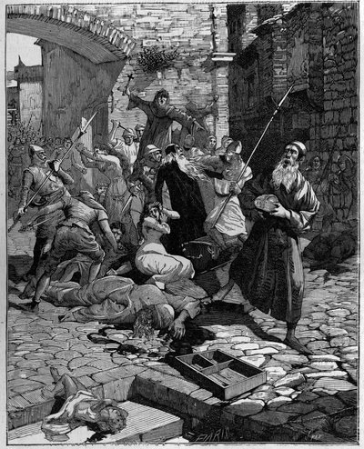 Juifs dépouillés de leurs biens et chassés de France au XIIIe siècle. - Unknown artist