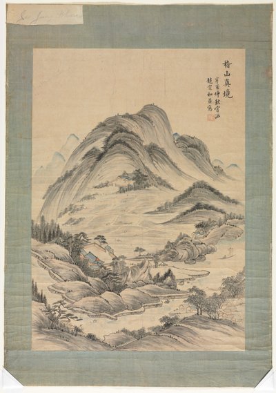 Paysage avec ruisseaux et montagnes - Unknown artist