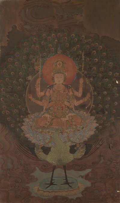 Mahamayuri (Kujaku Myoo) - Unknown artist