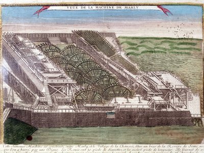 Machine de Marly de Rennequin utilisée pour acheminer les eaux de la Seine à Versailles via l