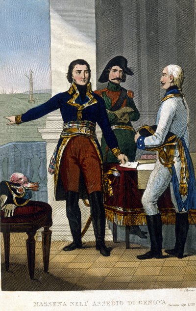Maréchal André Masséna (1756-1817) au siège de Gênes en avril 1800 - Unknown artist