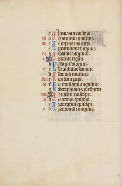Page du calendrier de mai suite - Unknown artist